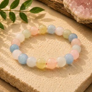 Morganite Heart Harmony Bracelet