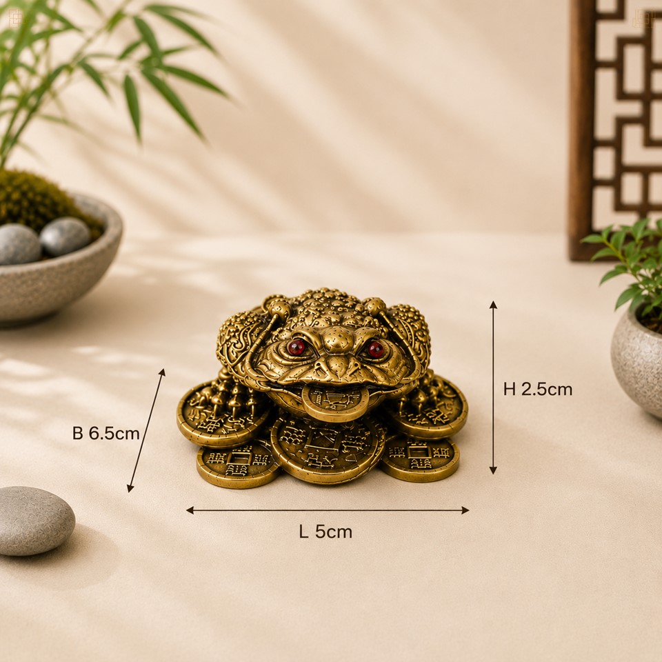 Brass Three-Legged Wealth Toad - Image 5