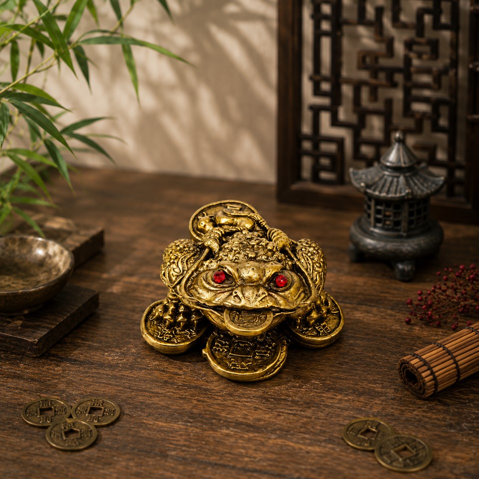 Brass Three-Legged Wealth Toad - Image 4