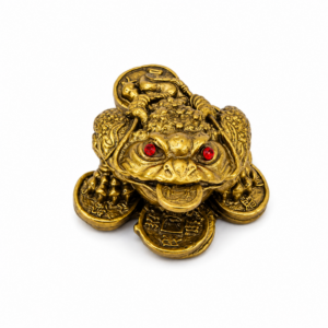 Brass Three-Legged Wealth Toad