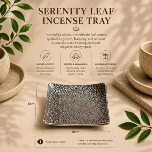 Serenity Leaf Incense Tray