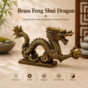Brass Feng Shui Dragon